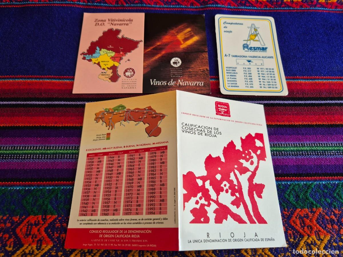 Documentos antiguos: CALIFICACI&Oacute;N COSECHAS VINOS DE RIOJA 1994 Y NAVARRA 1993. CALIFICACI&Oacute;N A&Ntilde;ADA RIOJA AUTOPISTAS RESMAR