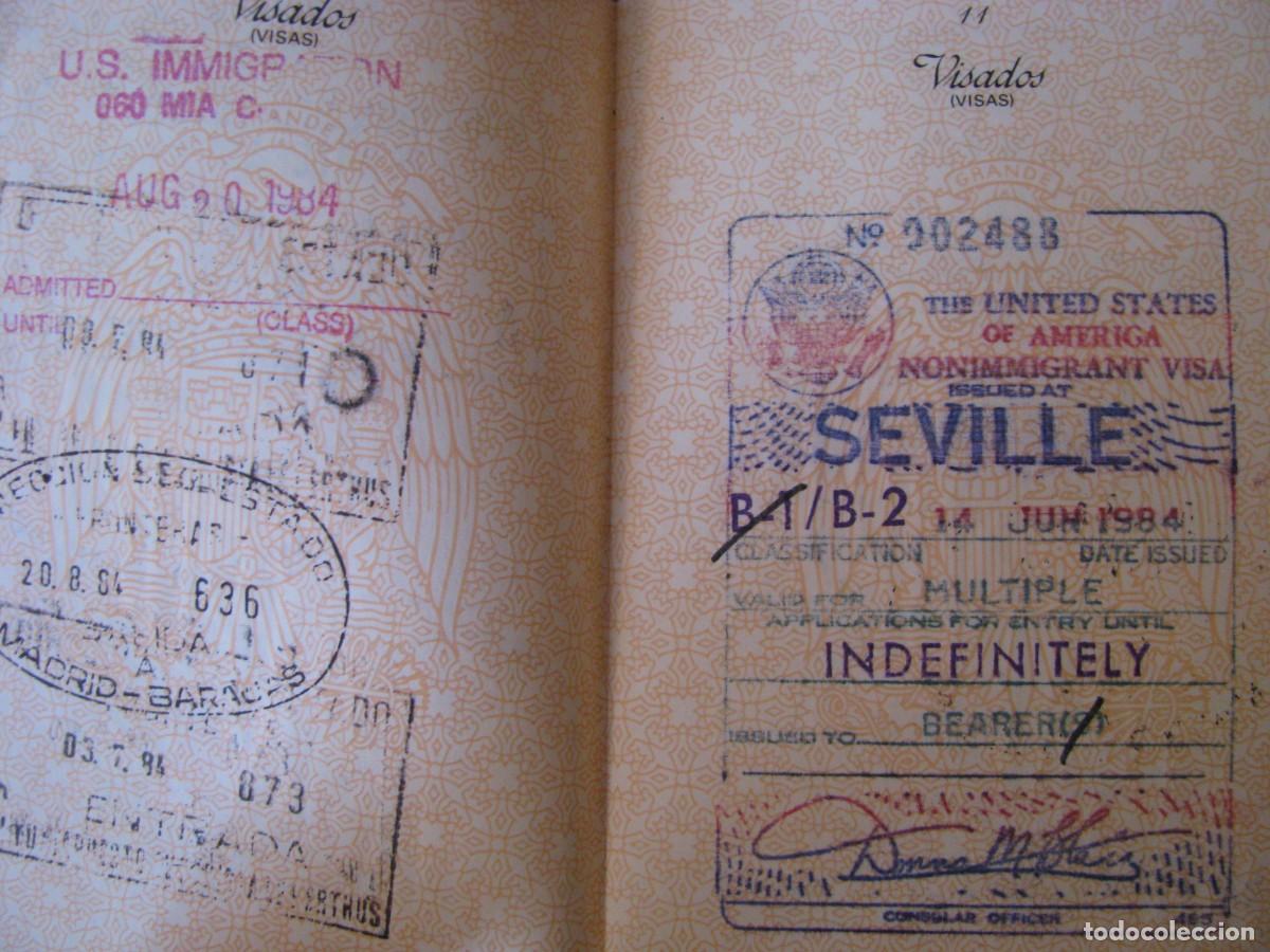 Documentos antiguos: PASAPORTE, ESPA&Ntilde;A. EXPEDIDO EN PUENTE GENIL 1981 - Foto 5