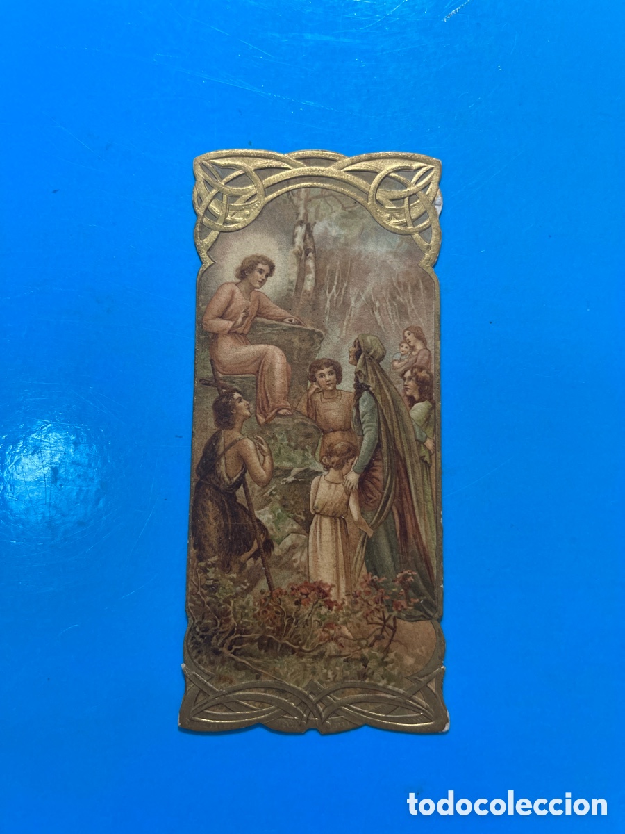 Documentos antiguos: Estampa Comuni&oacute;n Santiago Utrera 1910