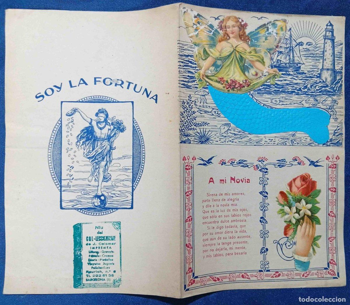 Documentos antiguos: PAPEL DE CARTA CON CROMOS ENGANCHADOS PARA ESCRIBIR A MI NOVIA. S/F.