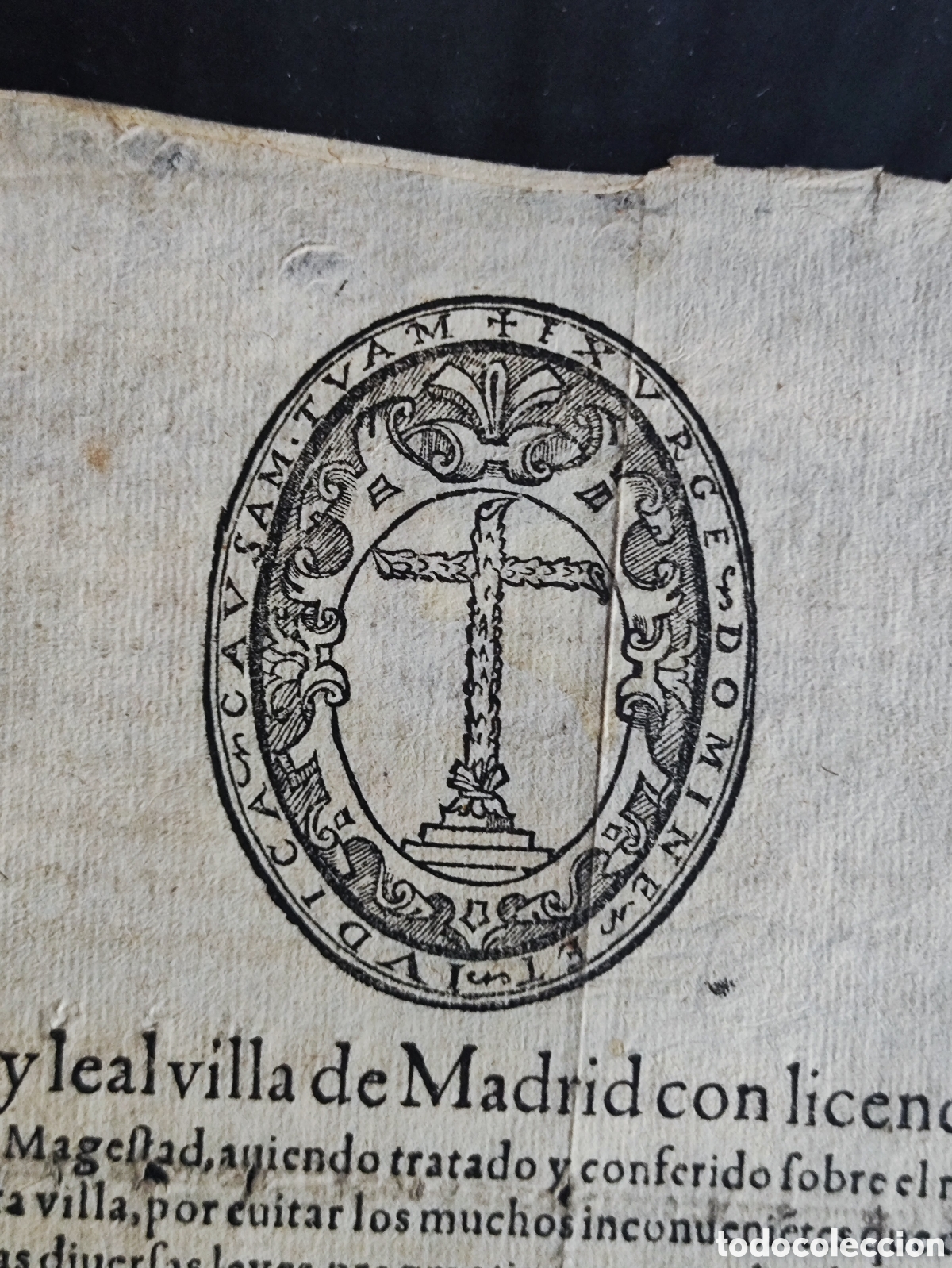 Documentos antiguos: MADRID, FUNDACI&Oacute;N DEL HOSPICIO DE MADRID 1581 - Foto 3