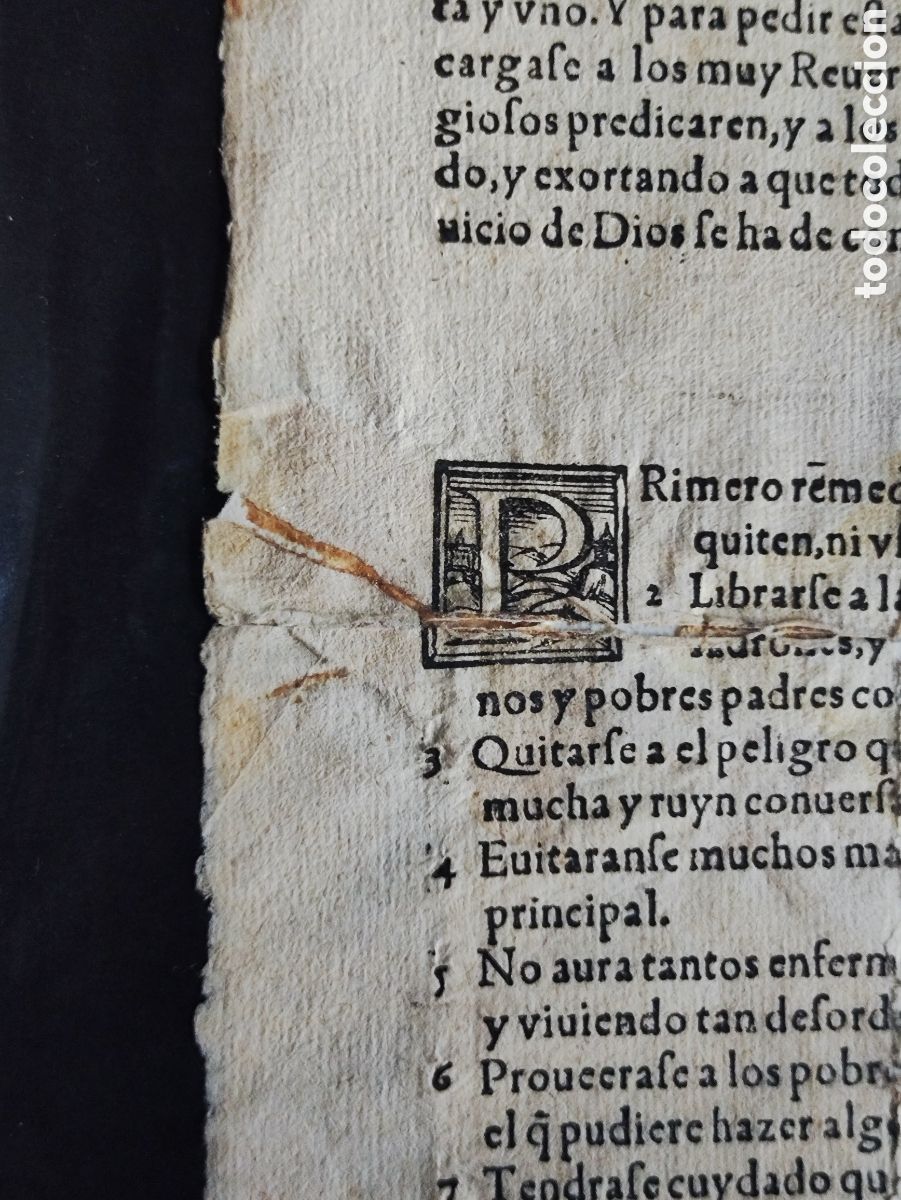 Documentos antiguos: MADRID, FUNDACI&Oacute;N DEL HOSPICIO DE MADRID 1581 - Foto 5
