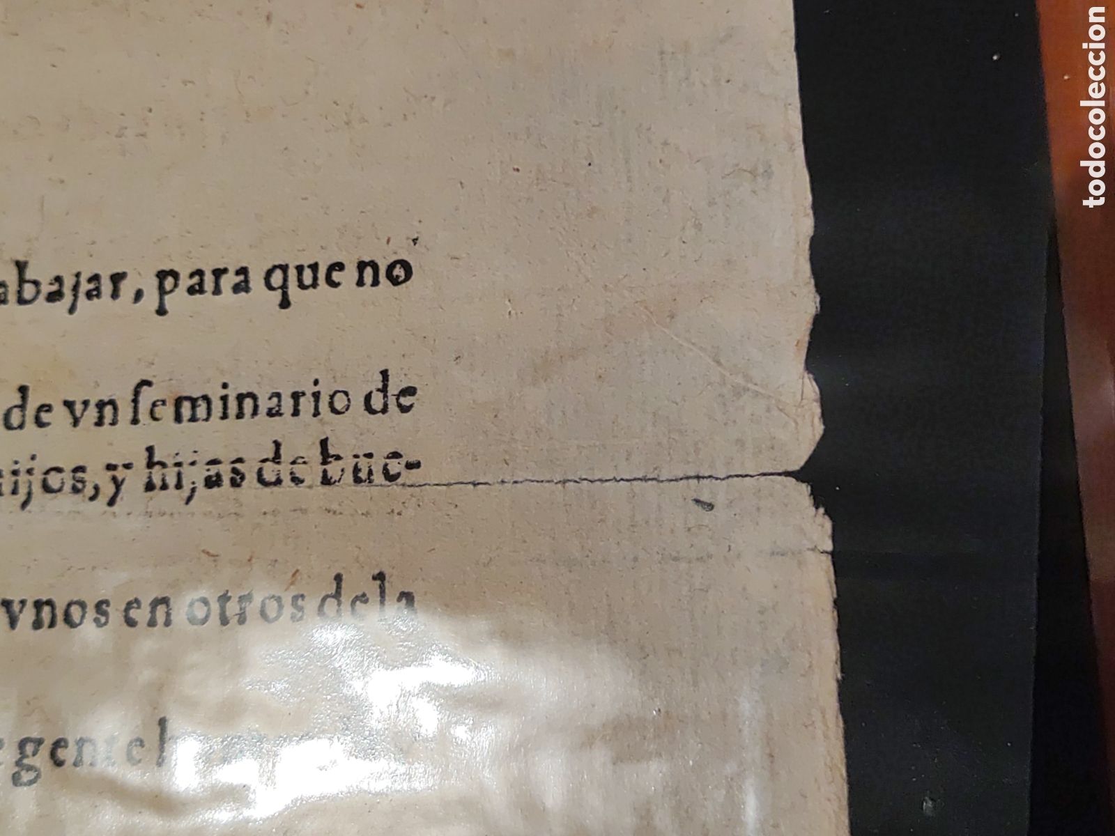 Documentos antiguos: MADRID, FUNDACI&Oacute;N DEL HOSPICIO DE MADRID 1581 - Foto 7