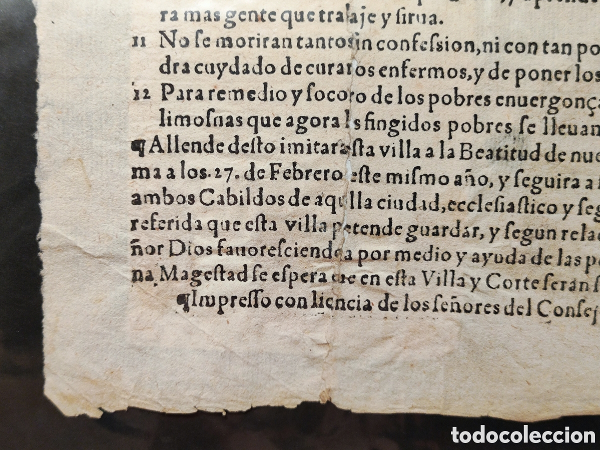 Documentos antiguos: MADRID, FUNDACI&Oacute;N DEL HOSPICIO DE MADRID 1581 - Foto 13