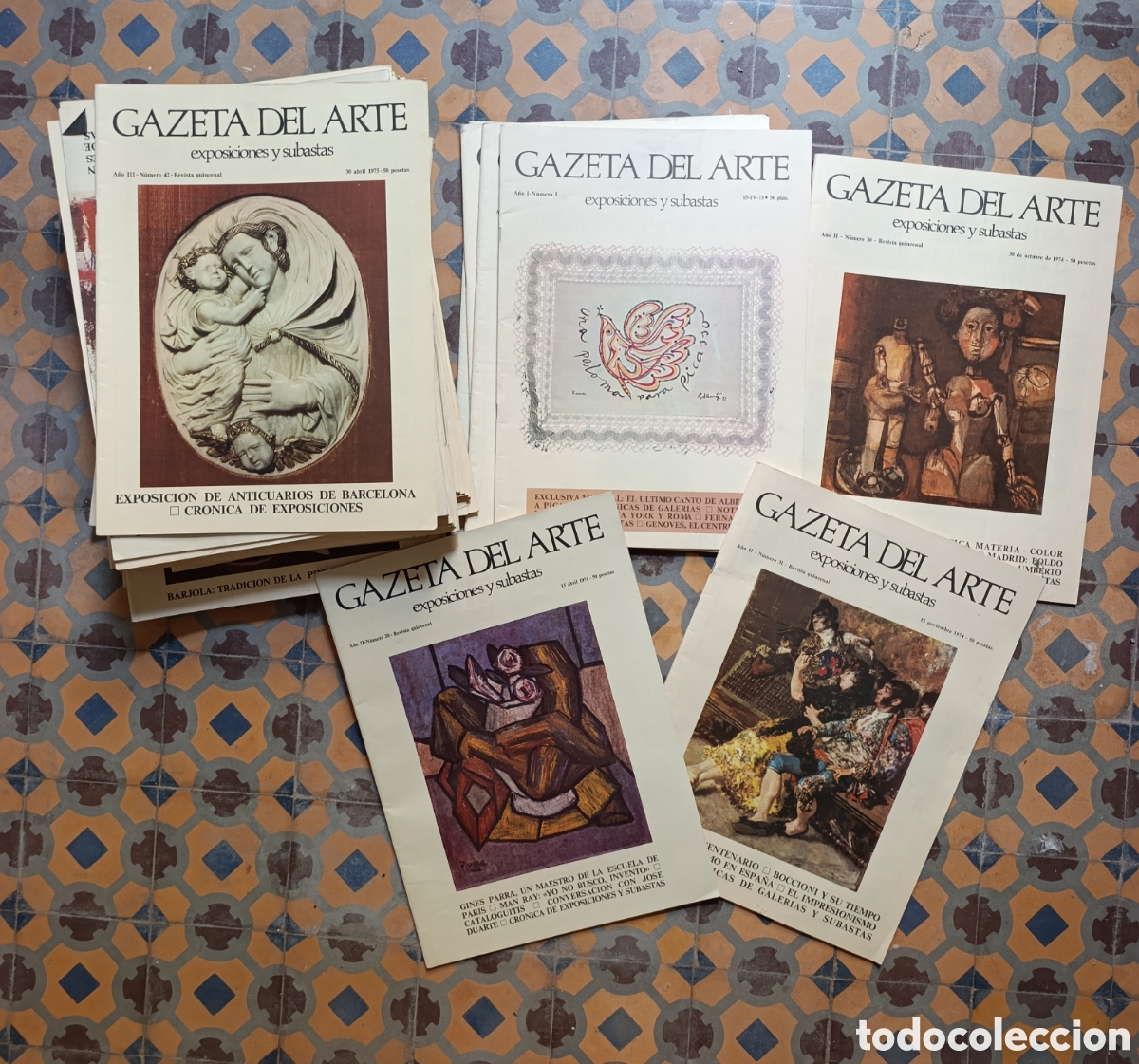 Documentos antiguos: Gazeta del Arte 43 revistas