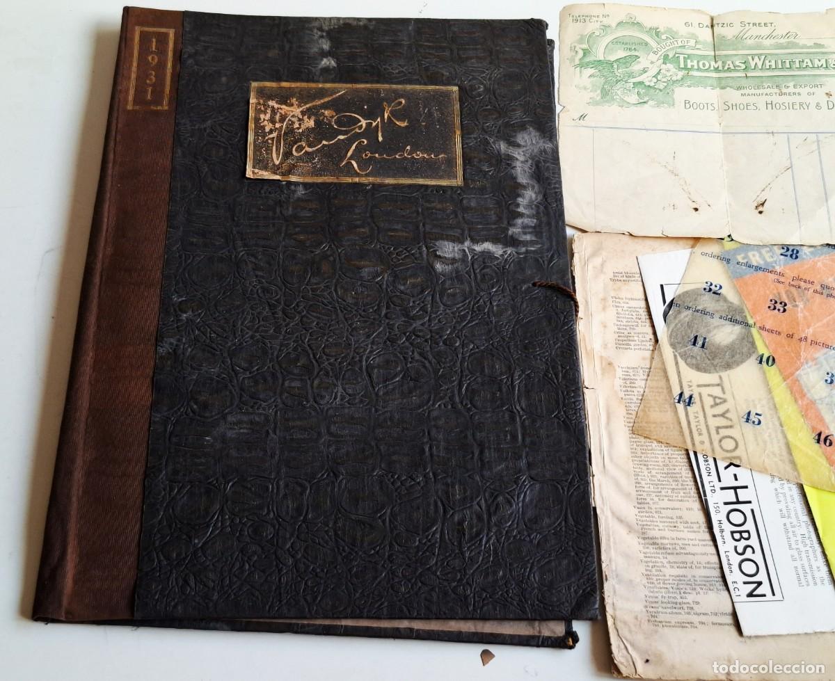Documentos antiguos: 1931 ANTIGUA CARPETA + VARIOS - 38X26.CM