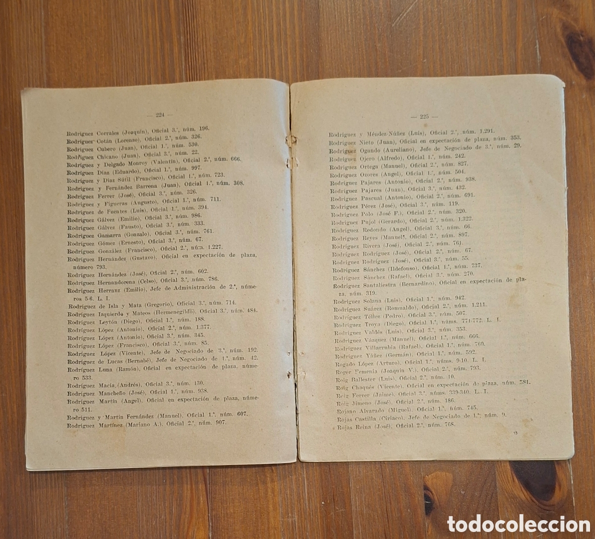 Documentos antiguos: Escalaf&oacute;n General de Funcionarios del Cuerpo de Correos, 1921 - Foto 14