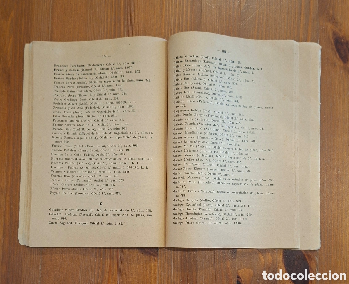 Documentos antiguos: Escalaf&oacute;n General de Funcionarios del Cuerpo de Correos, 1921 - Foto 15