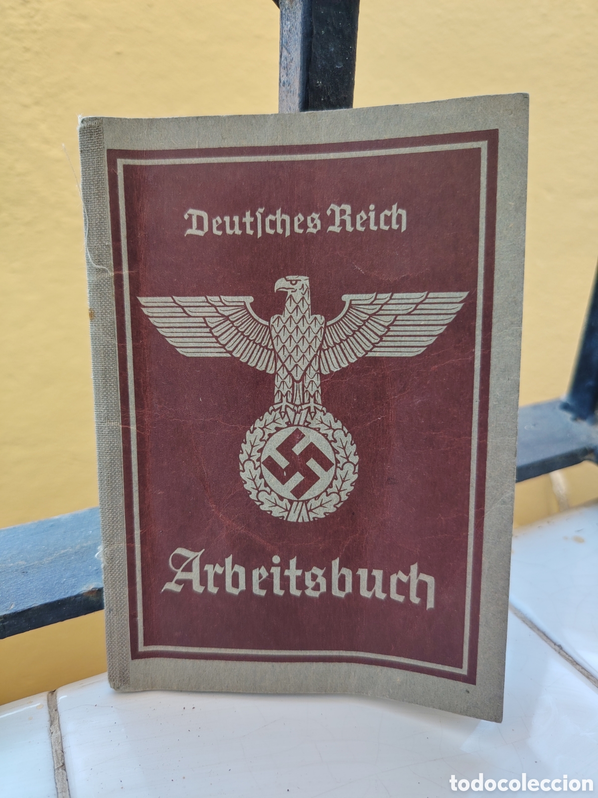 Documentos antiguos: ARBEITSBUCH O LIBRO DE TRABAJO WW2