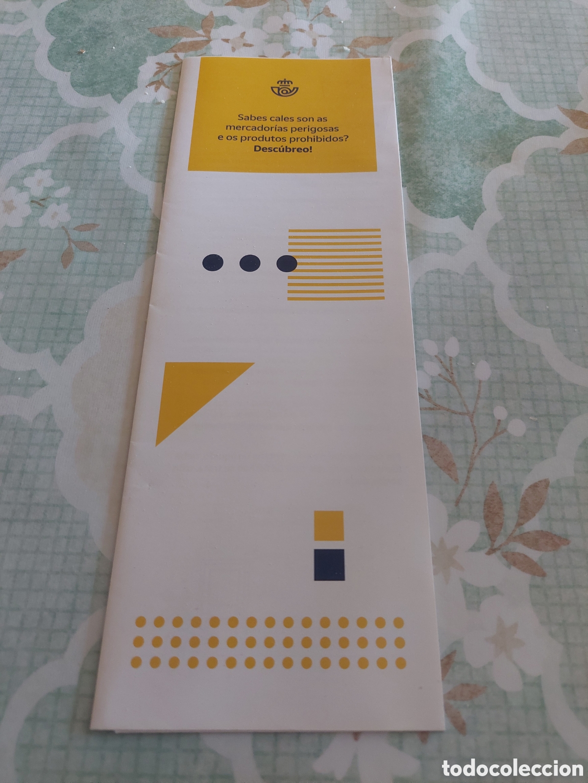 Documentos antiguos: IMPRESO CORREOS MERCADORIAS PELIGROSAS
