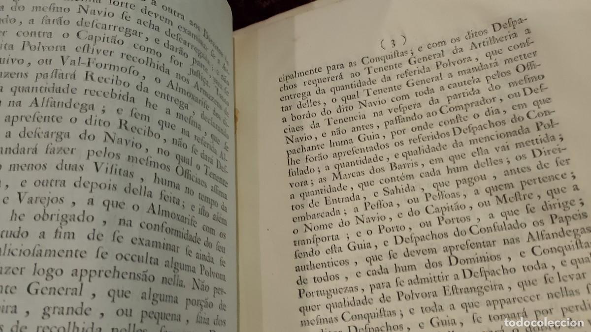 Documentos antiguos: Dom&iacute;nios e Acidentes P&oacute;lvora 1778 - 2 Alvar&aacute;s Regio - Foto 5
