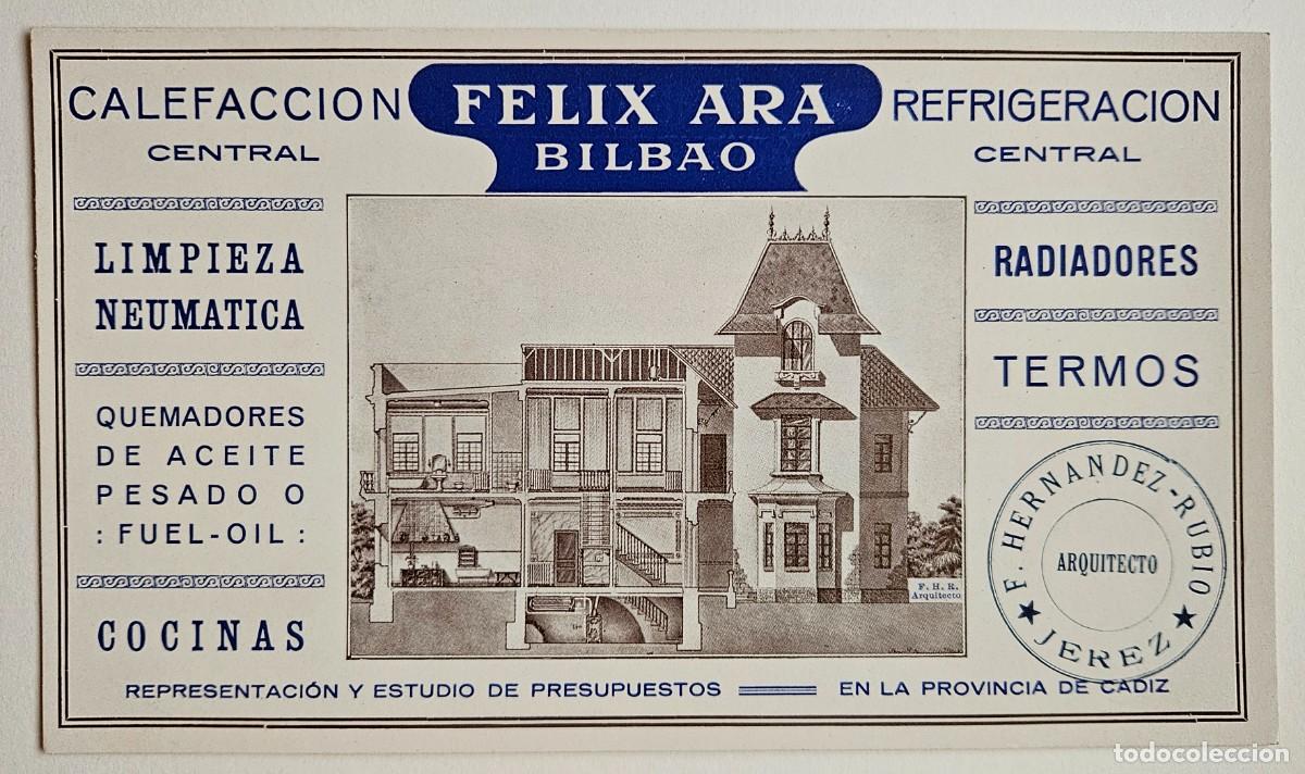 Documentos antiguos: Papel secante. Casa dise&ntilde;ada por el arquitecto Francisco Hern&aacute;ndez Rubio, Jerez de la Frontera.