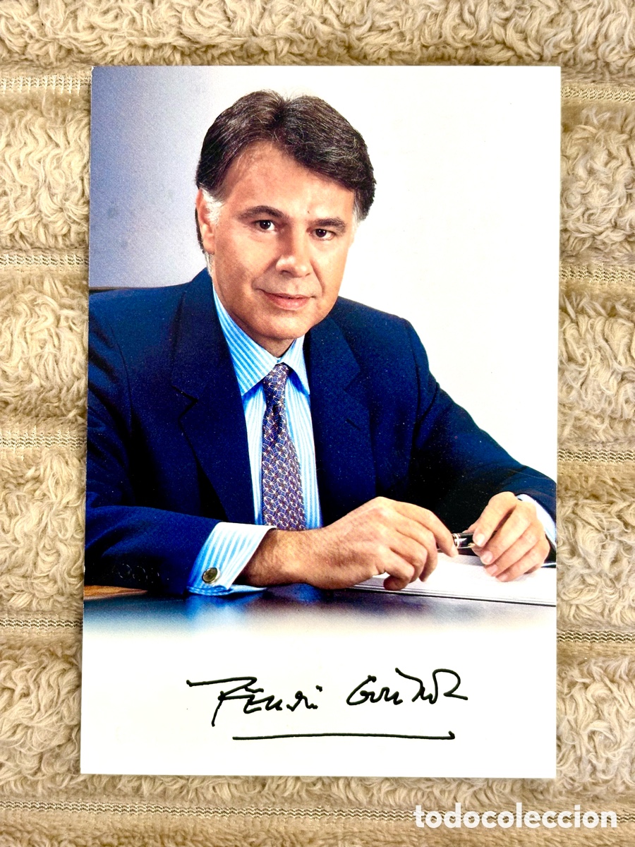 Documentos antiguos: Antiguo Tarjet&oacute;n de Felipe Gonz&aacute;lez - Vota Futuro - Vota PSOE (A&ntilde;o 1993)