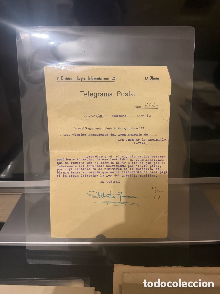 Documentos antiguos: Archivo hist&oacute;rico de un h&eacute;roe de guerra - Foto 5