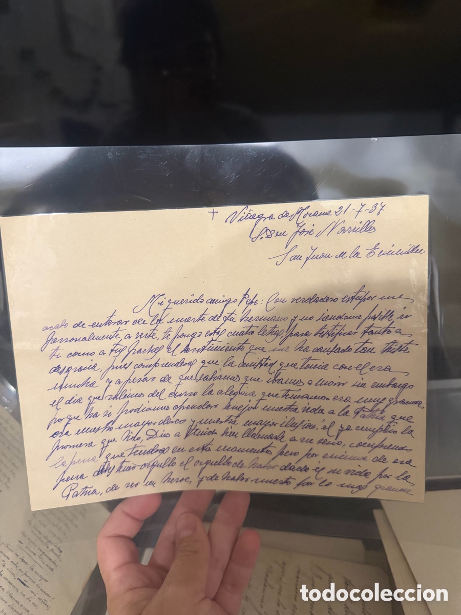 Documentos antiguos: Archivo hist&oacute;rico de un h&eacute;roe de guerra - Foto 6