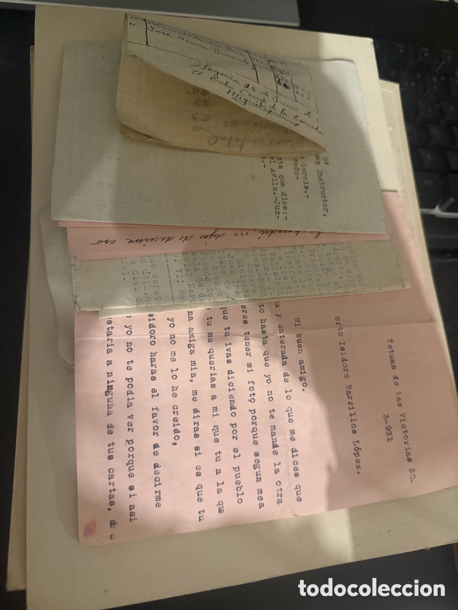 Documentos antiguos: Archivo hist&oacute;rico de un h&eacute;roe de guerra - Foto 11