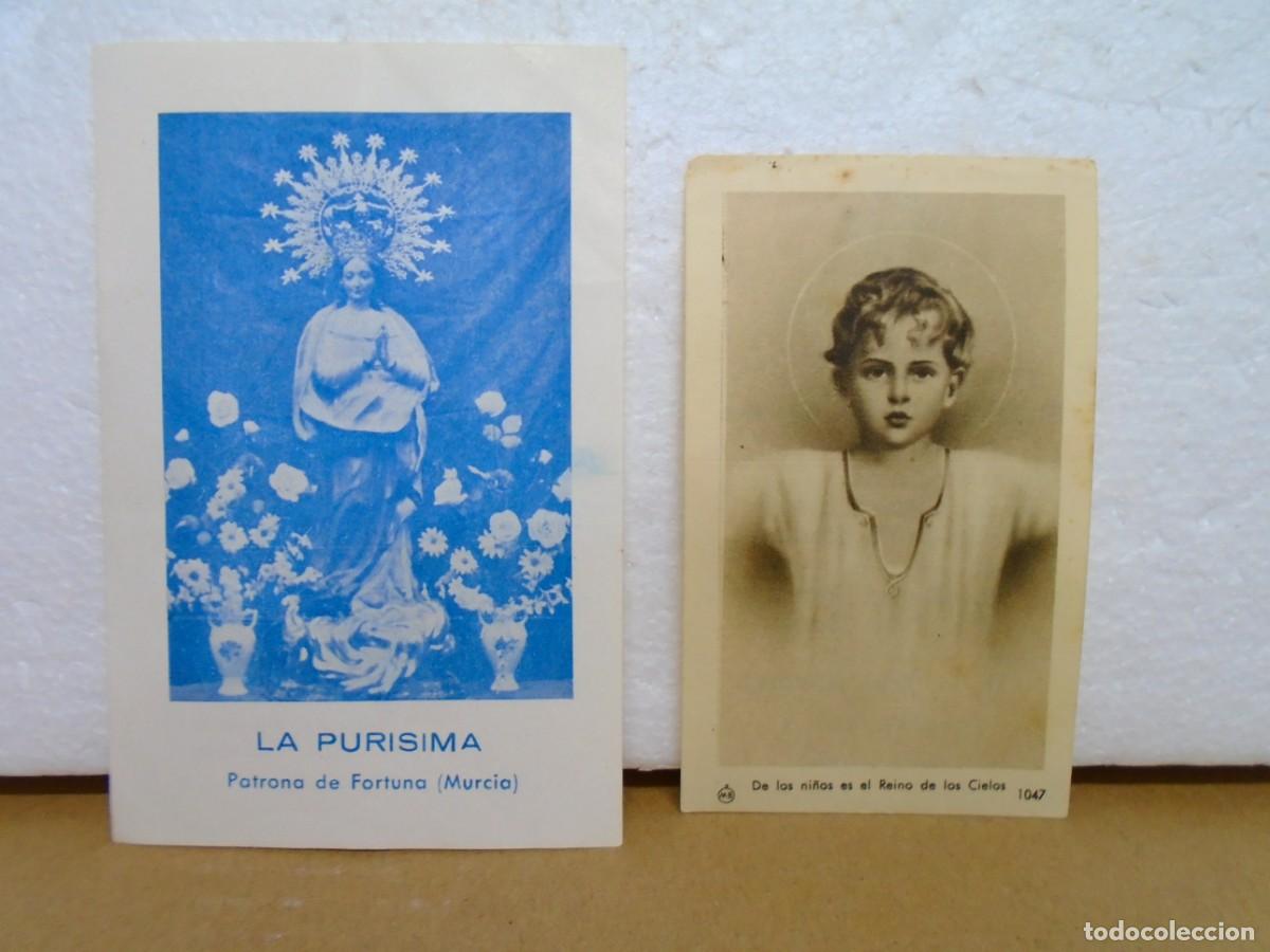 Documentos antiguos: FORTUNA(MURCIA) RECORDATORIOS DE 1951 Y 1954. - Foto 2