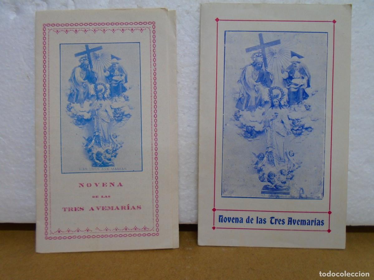 Documentos antiguos: TOTANA(MURCIA) PP.CAPUCHINOS.NOVENAS DE LAS TRES AVEMARIAS.