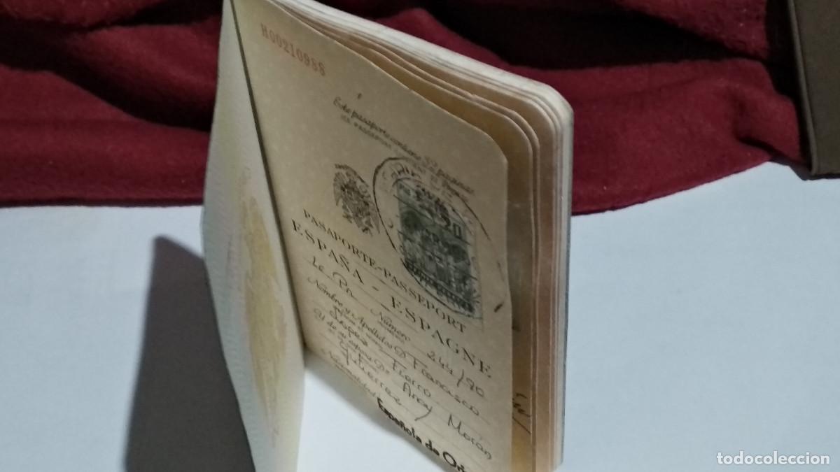 Documentos antiguos: ANTIGUO PASAPORTE DOCUMENTOS - VER FOTOS - Foto 2