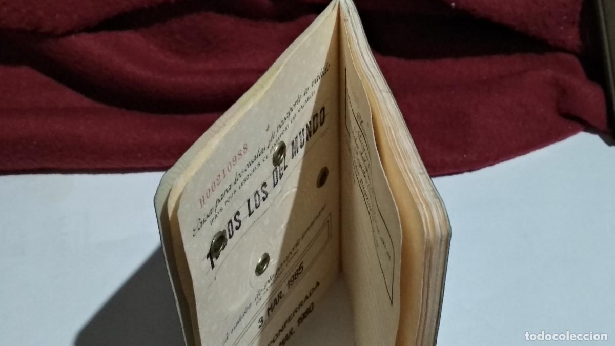 Documentos antiguos: ANTIGUO PASAPORTE DOCUMENTOS - VER FOTOS - Foto 4