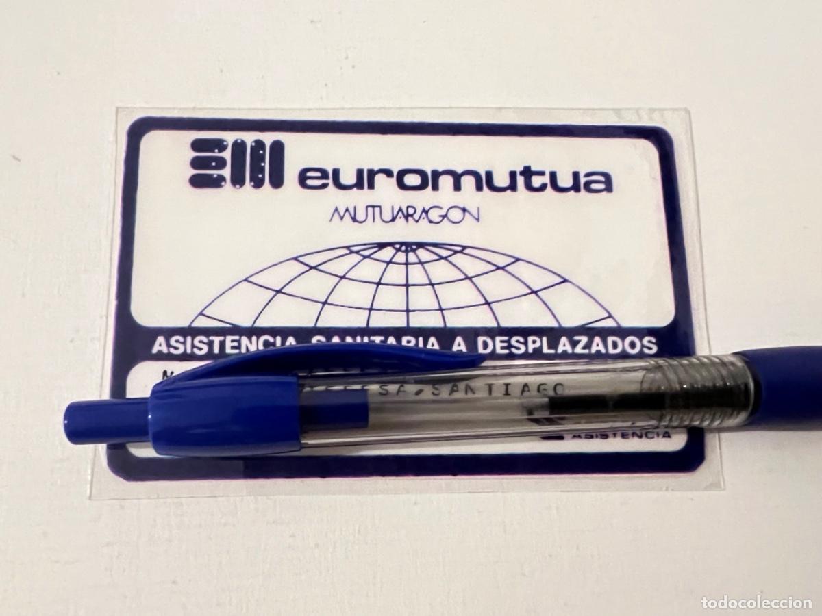 Documentos antiguos: Tarjeta Carnet EUROMUTUA MUTUARAGON