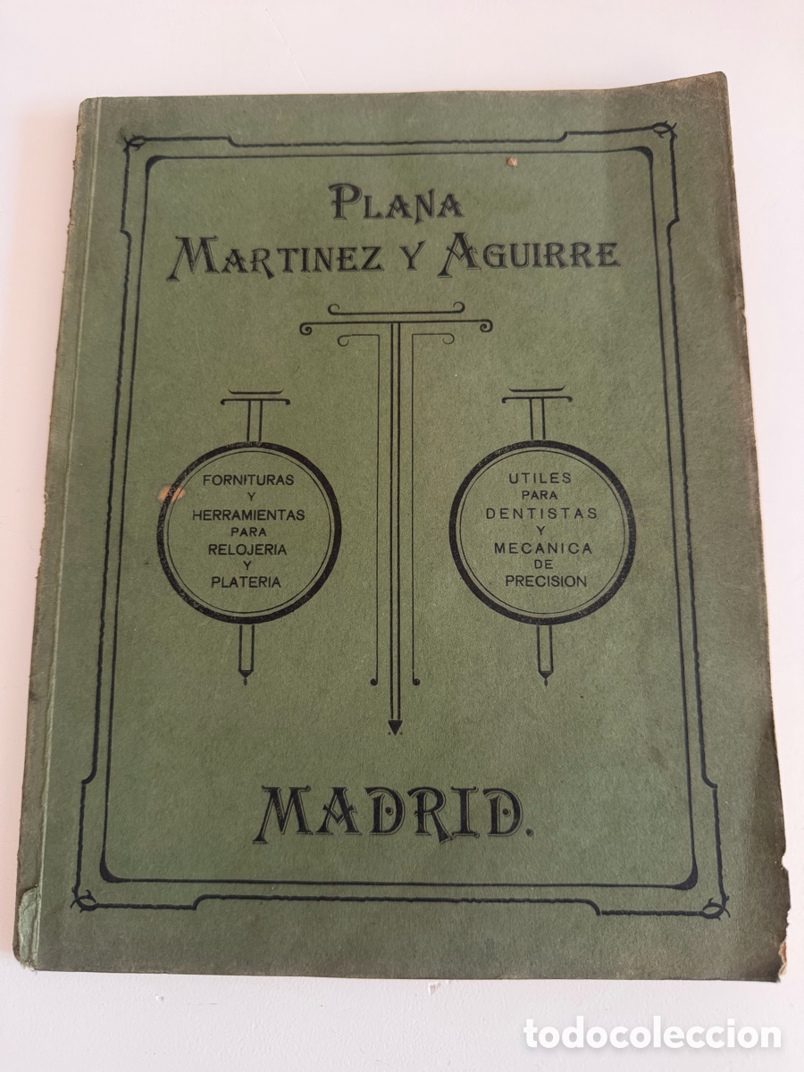 Documentos antiguos: CAT&Aacute;LOGO ORIGINAL DE 1916 &ndash; PLANA MART&Iacute;NEZ Y AGUIR