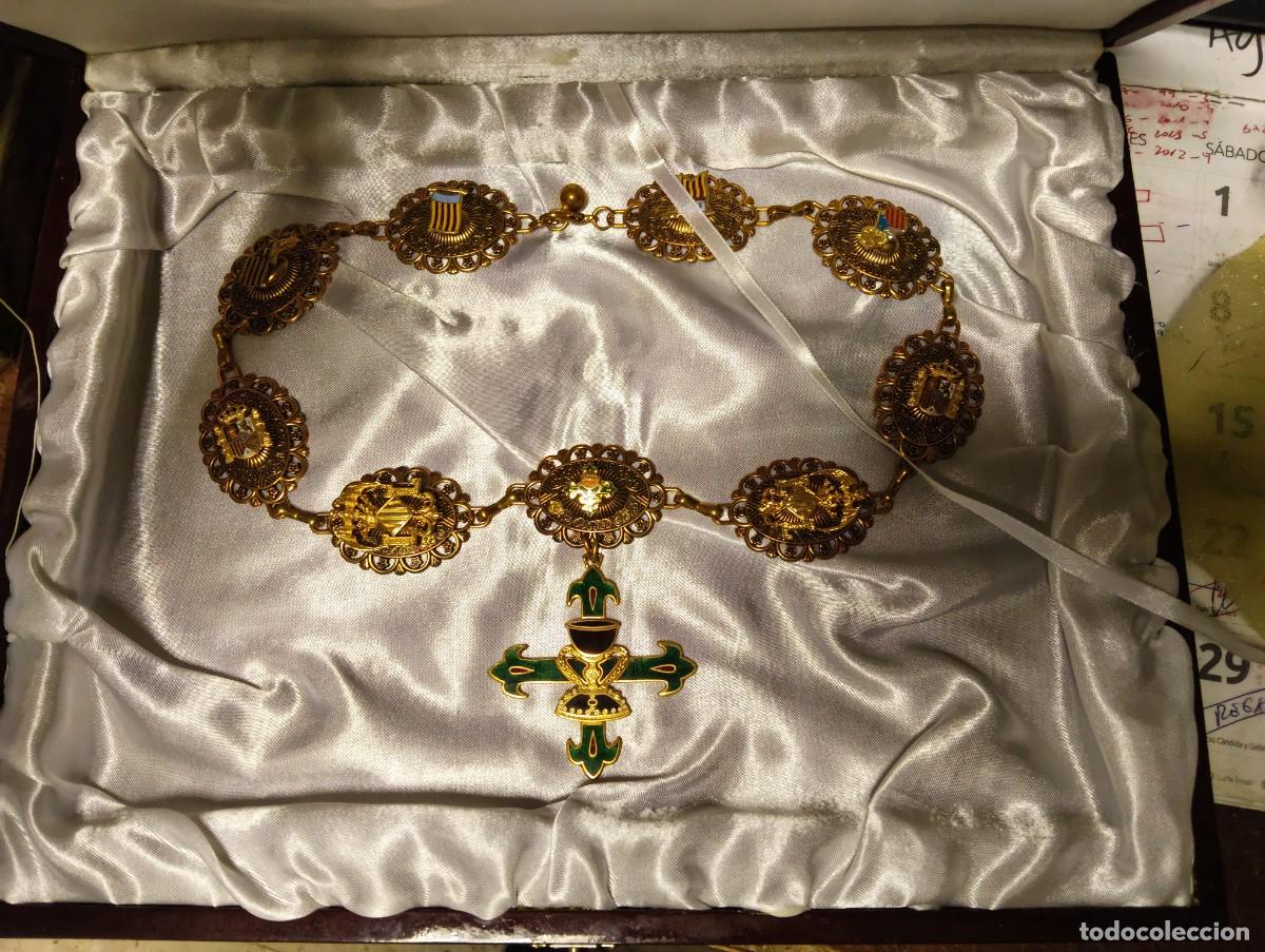 Documents Anciens: GRAN COLLAR DE MAESTRE DE LA ORDEN DEL SANTO CALIZ DE VALENCIA - NOBLEZA VALENCIANA