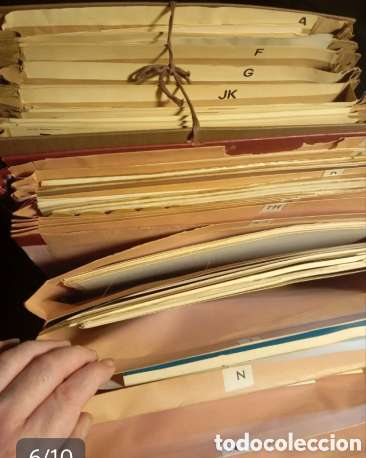 Documentos antiguos: carpetas libros documentaci&oacute;n Senado Galicia - Foto 2