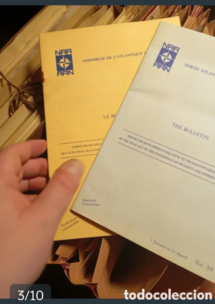 Documentos antiguos: carpetas libros documentaci&oacute;n Senado Galicia - Foto 4
