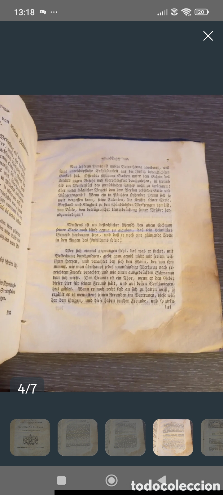 Documentos antiguos: 1795 documento hist&oacute;rico alem&aacute;n - Foto 4