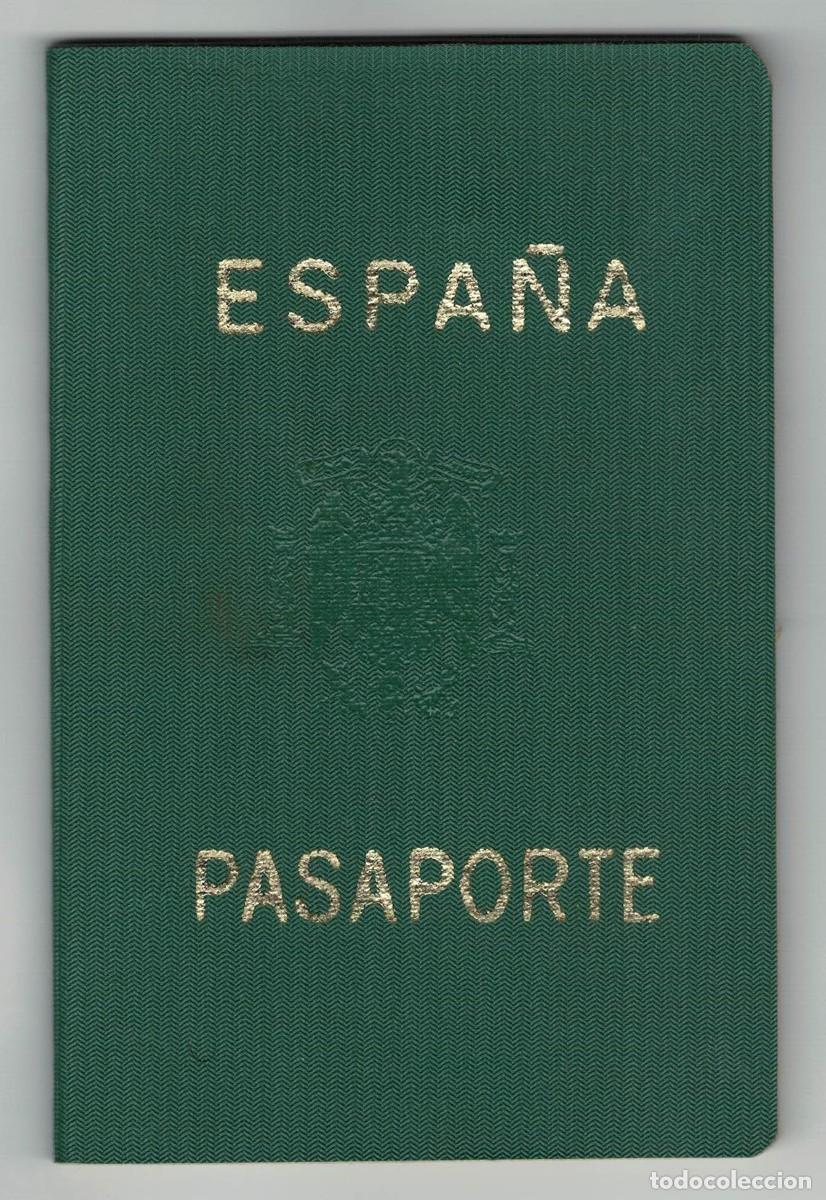 Documentos antiguos: Pasaporte espa&ntilde;ol antiguo &ndash; Castell&oacute;n 1970 &ndash;