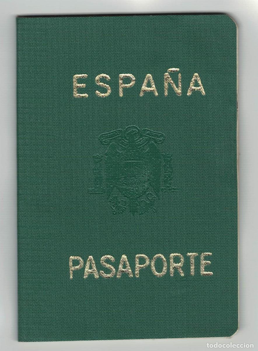 Documentos antiguos: Pasaporte espa&ntilde;ol antiguo &ndash; Castell&oacute;n 1973