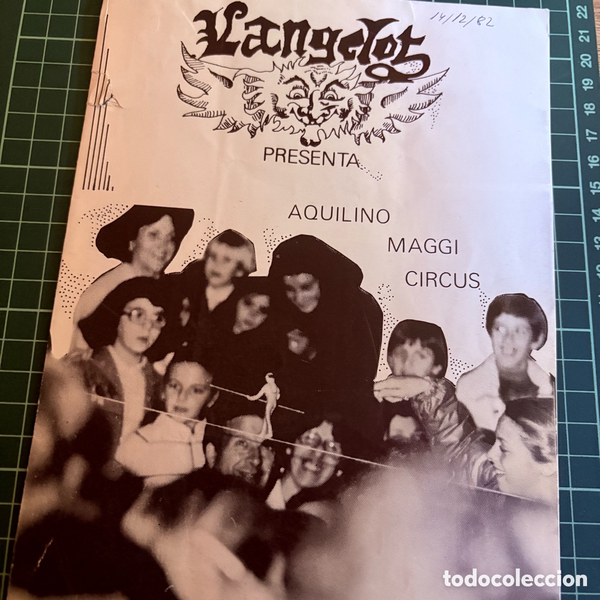 Documentos antiguos: Programa magia circo L&rsquo;Angelot 1982 aquilino maggi circus y babakar