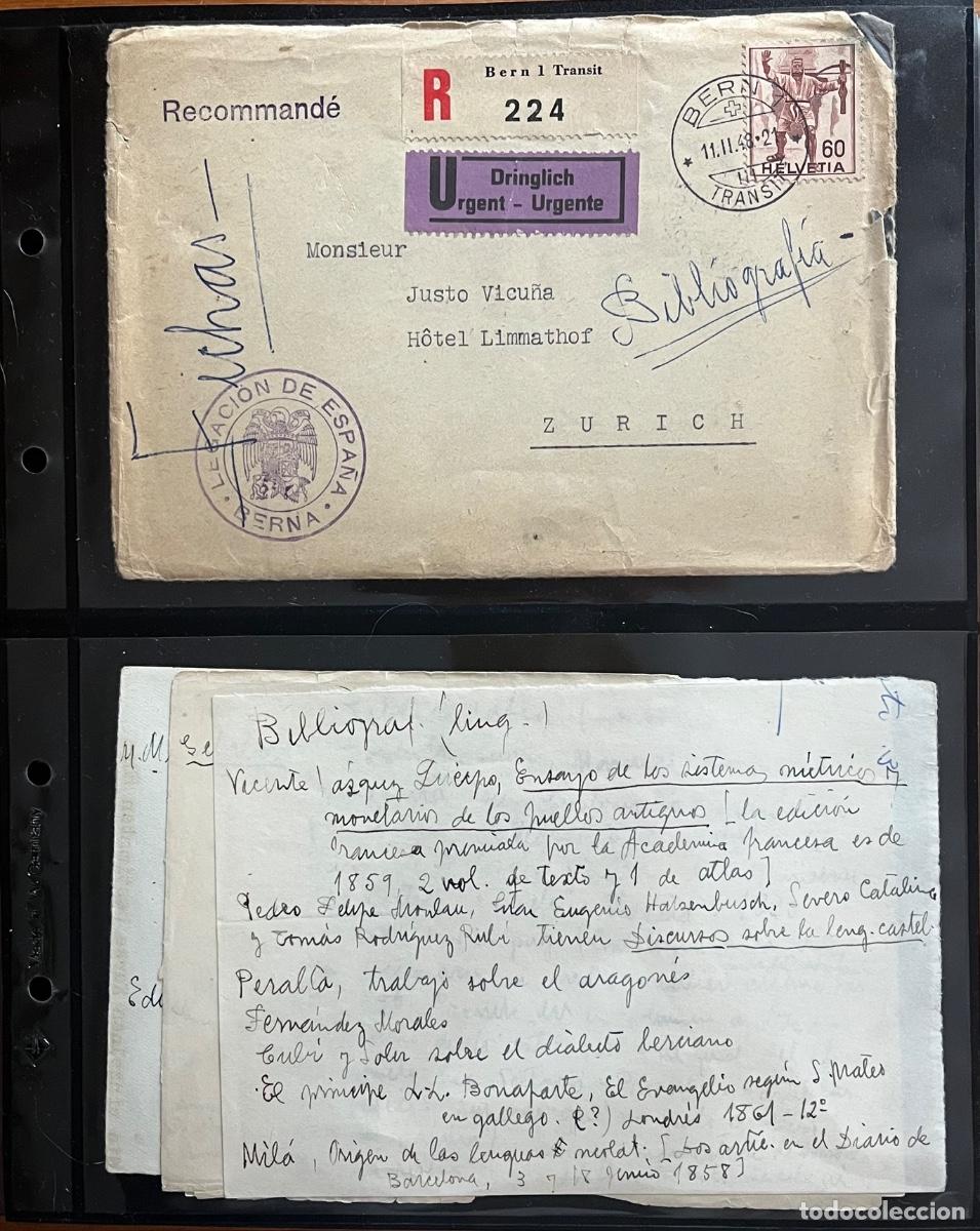 Documentos antiguos: Archivo fil&oacute;logo Justo Vicu&ntilde;a (1937-1960). Manuscritos, fichas y cartas CSIC.