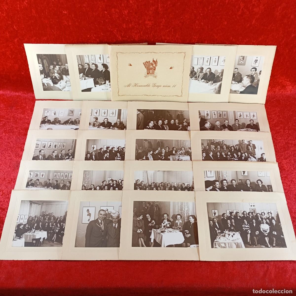 Documentos antiguos: GRAJOS L&Eacute;RIDA SECTA - 20 FOTOGRAF&Iacute;AS DEL GRUPO - OBRAS DE ARTE NIKO COLGADAS DE LA PARED / 6364