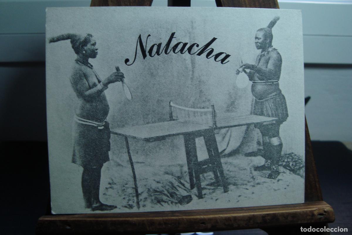 Documentos antiguos: ANTIGUA TARJETA CARTE NATACHA RESTAURANT RUE CAMPAGNE PREMIERE PARIS? JACQUES FIVEL