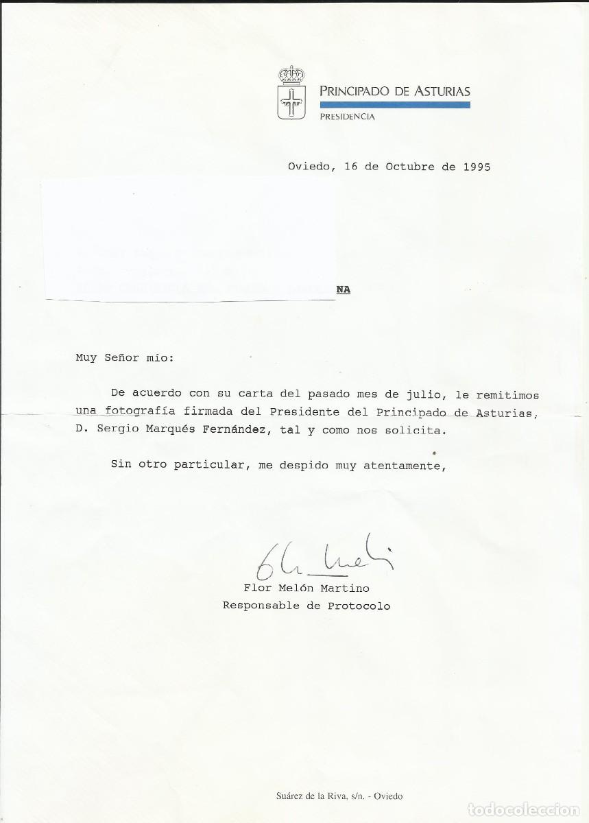 Documentos antiguos: Principado de Asturias. Oviedo. Flor Mel&oacute;n Martino. Protocolo. Documento firmado. 1995. 30x21 cm.