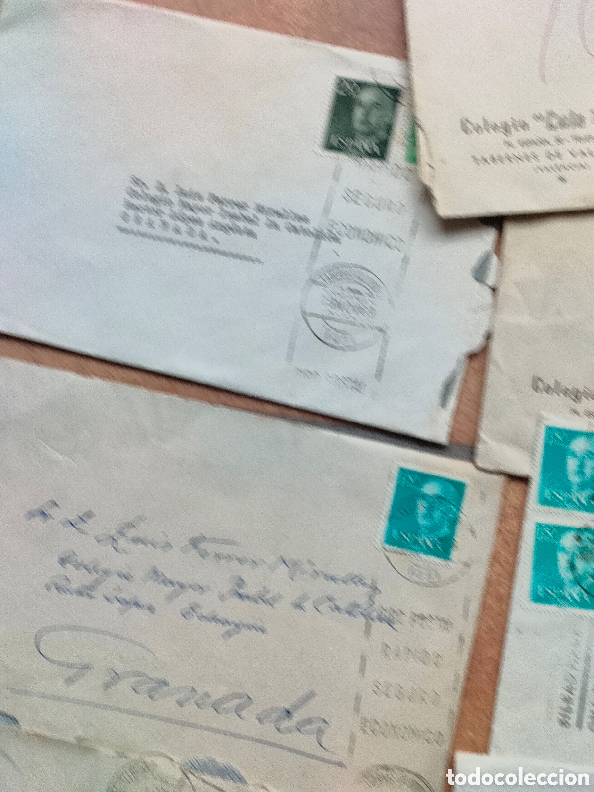 Documentos antiguos: Lote de correspondencia a&ntilde;os 60 - Foto 3