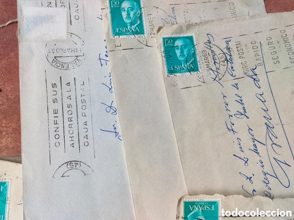 Documentos antiguos: Lote de correspondencia a&ntilde;os 60 - Foto 9