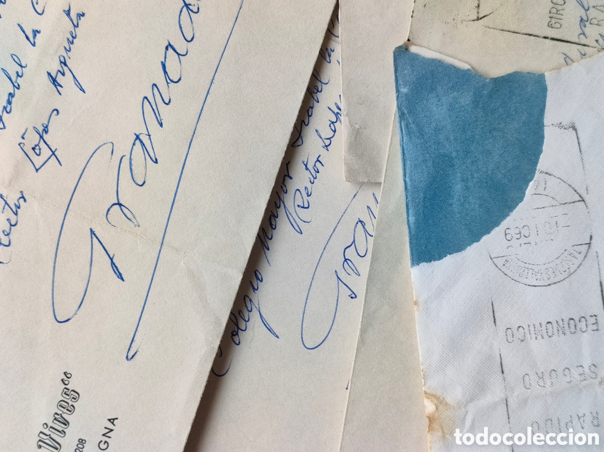 Documentos antiguos: Lote de correspondencia a&ntilde;os 60 - Foto 10