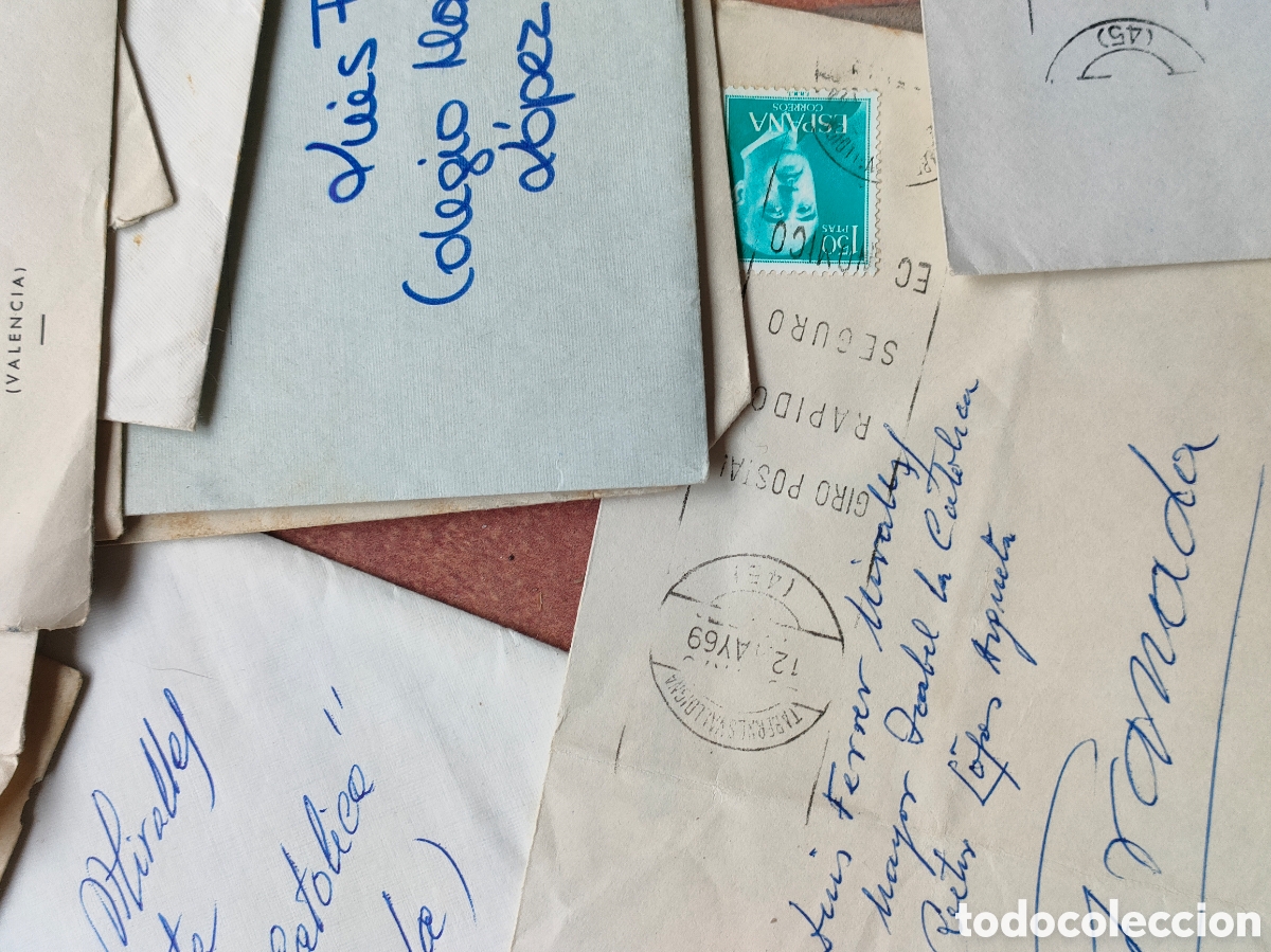 Documentos antiguos: Lote de correspondencia a&ntilde;os 60 - Foto 11