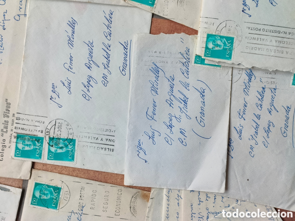 Documentos antiguos: Lote de correspondencia a&ntilde;os 60 - Foto 13