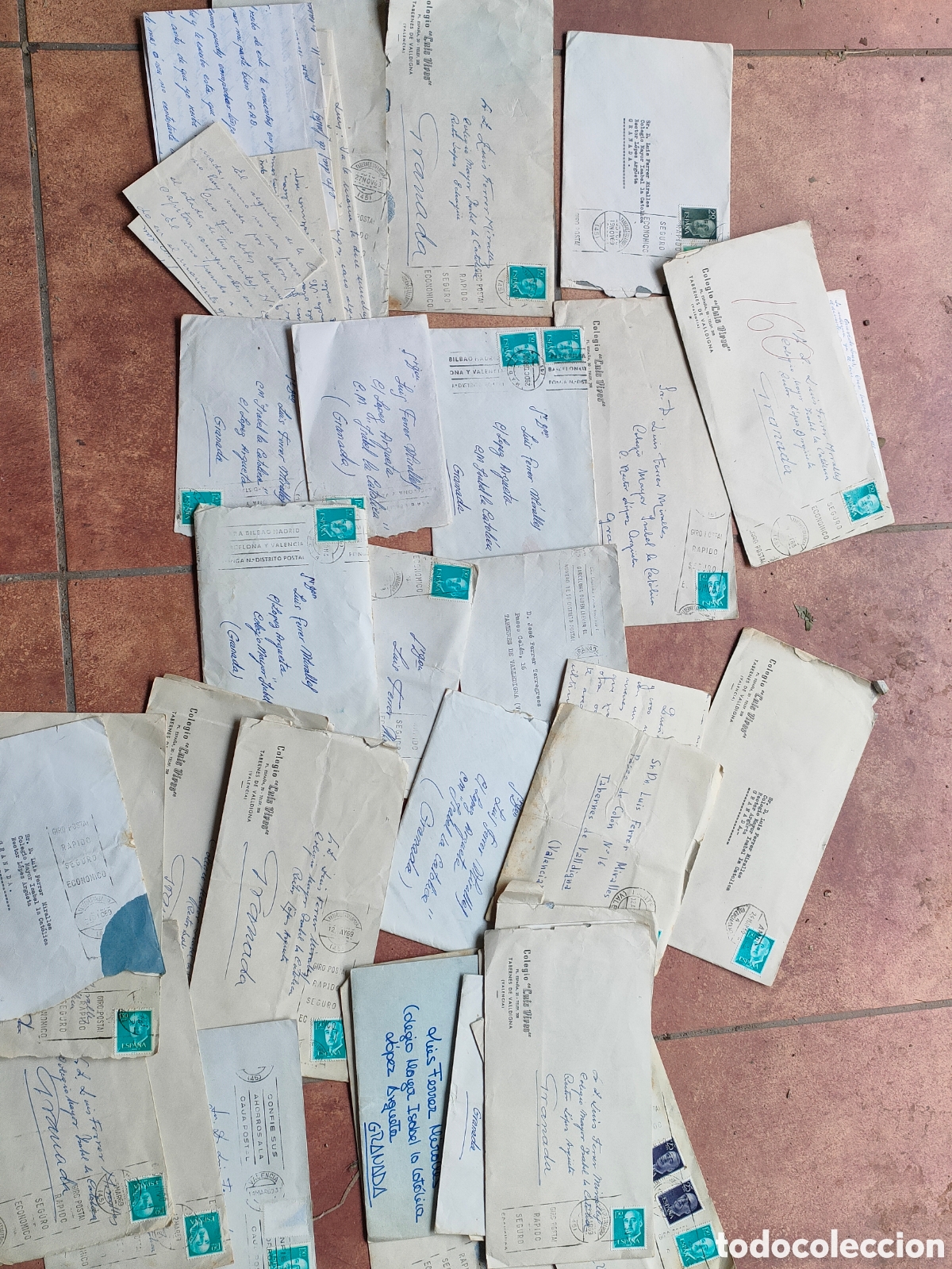 Documentos antiguos: Lote de correspondencia a&ntilde;os 60