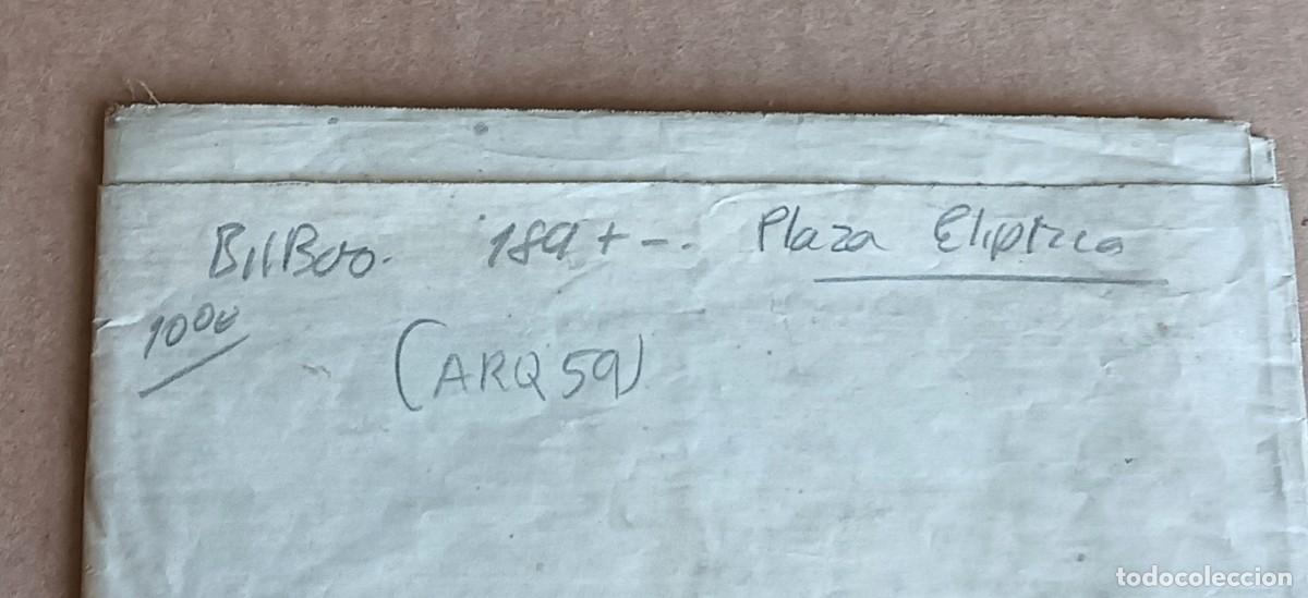 Documentos antiguos: Plano plaza el&iacute;ptica Bilbao 189? - Foto 3