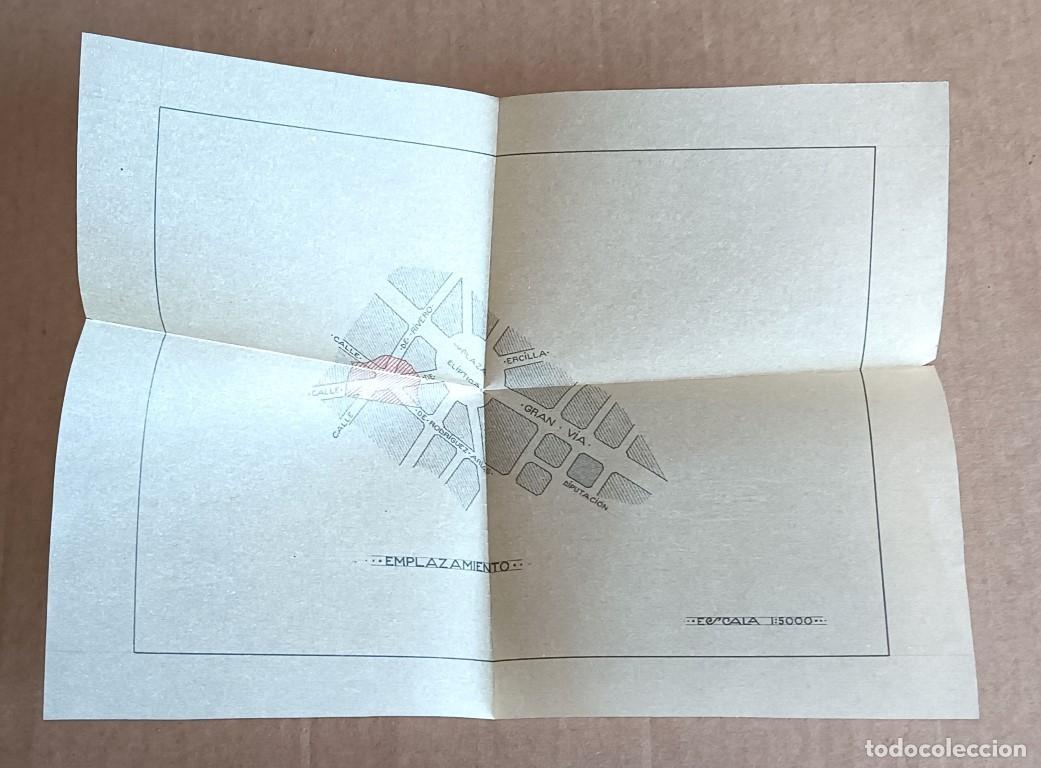 Documenti antichi: Plano emplazamiento plaza el&iacute;ptica de Bilbao actual plaza Federico Moy&uacute;a y alrededores