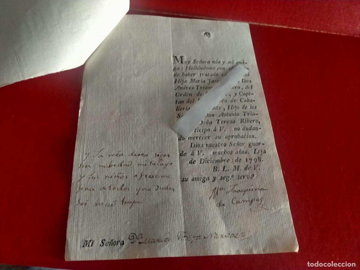Documentos antiguos: documento de loja 1798 - Foto 2