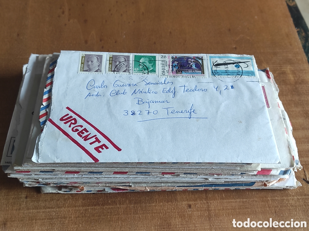 Documentos antiguos: Lote de 50 cartas finales siglo XX. Militares, familiares, etc