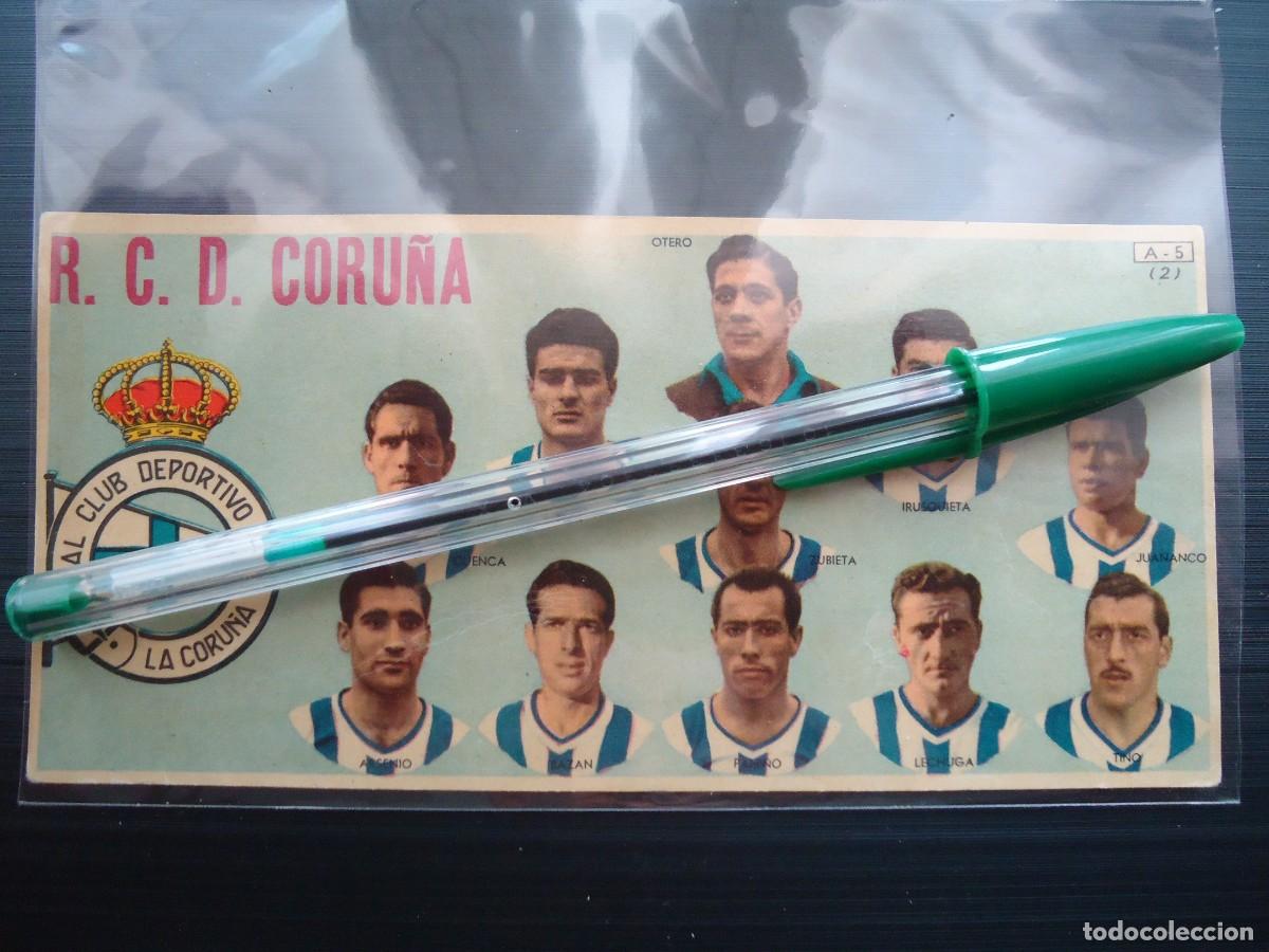 Documentos antiguos: cromo futbol deportivo coru&ntilde;a primera division balompie chocolate batanga liga balonpie espa&ntilde;ola
