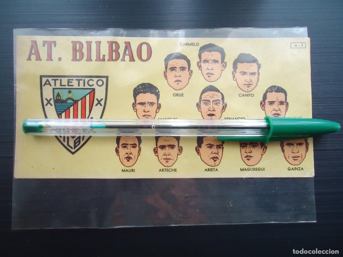 Documentos antiguos: cromo futbol athletic bilbao primera division fifa balompie chocolate batanga liga espa&ntilde;a 1954