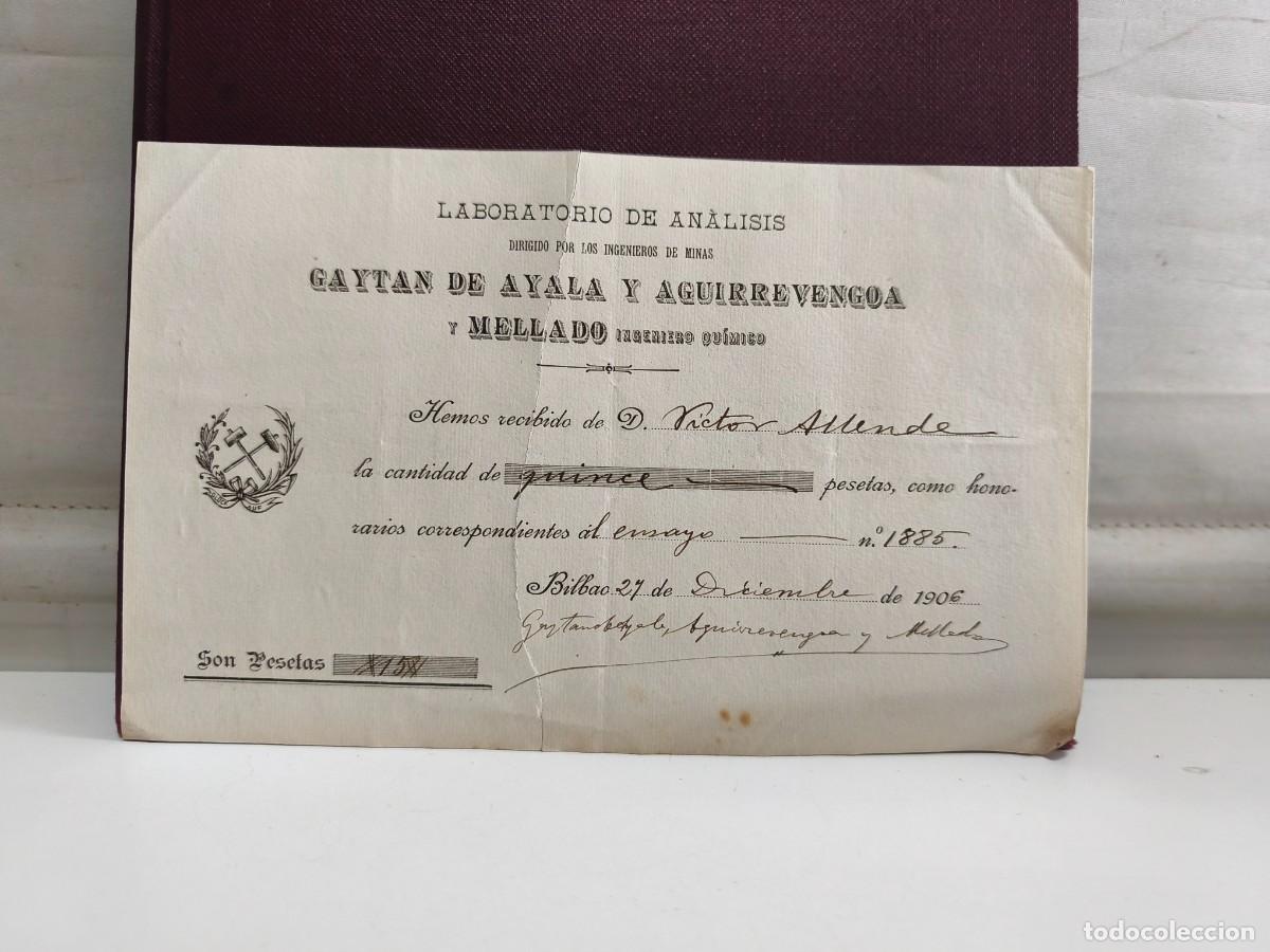 Documents Anciens: LABORATORIO DE AN&Aacute;LISIS DIRIGIDO POR LOS INGENIEROS DE MINAS GAYTAN DE AYALA Y AGUIRREVENGOA Y MELLA